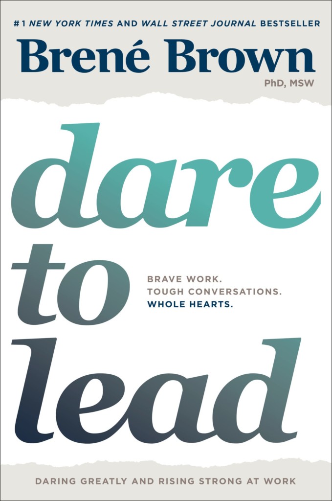 Book cover of Dare to Lead by Brene Brown